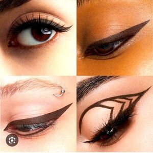 Matte dark brown Stila Stay All Day artistix micro Waterproof Liquid Eye Liner